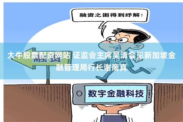 大牛股票配资网站 证监会主席吴清会见新加坡金融管理局行长谢啇真