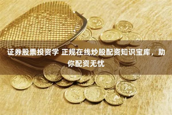 证券股票投资学 正规在线炒股配资知识宝库，助你配资无忧